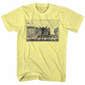 Yellow Heather Rocky t-shirt featuring a Rocky 1976 Philly design