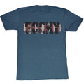 Navy Heather Rocky t-shirt featuring a Rocky Kay Oh design
