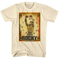 Natural Rocky t-shirt featuring a Rocky Rocky design