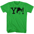 Kelly Green Rocky t-shirt featuring a Rocky Yo design
