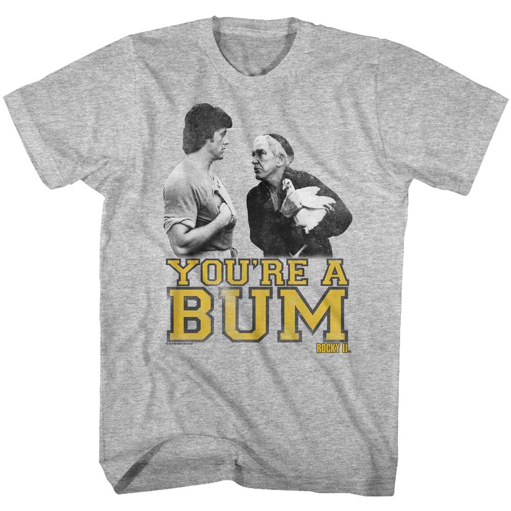 Gray Heather Rocky t-shirt featuring a Rocky Thats What She Said design