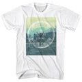 White Rocky t-shirt featuring a Rocky Hipster Logo design