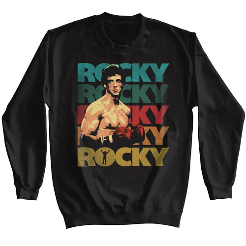Rocky Long Sleeve Sweatshirt - 70s Color