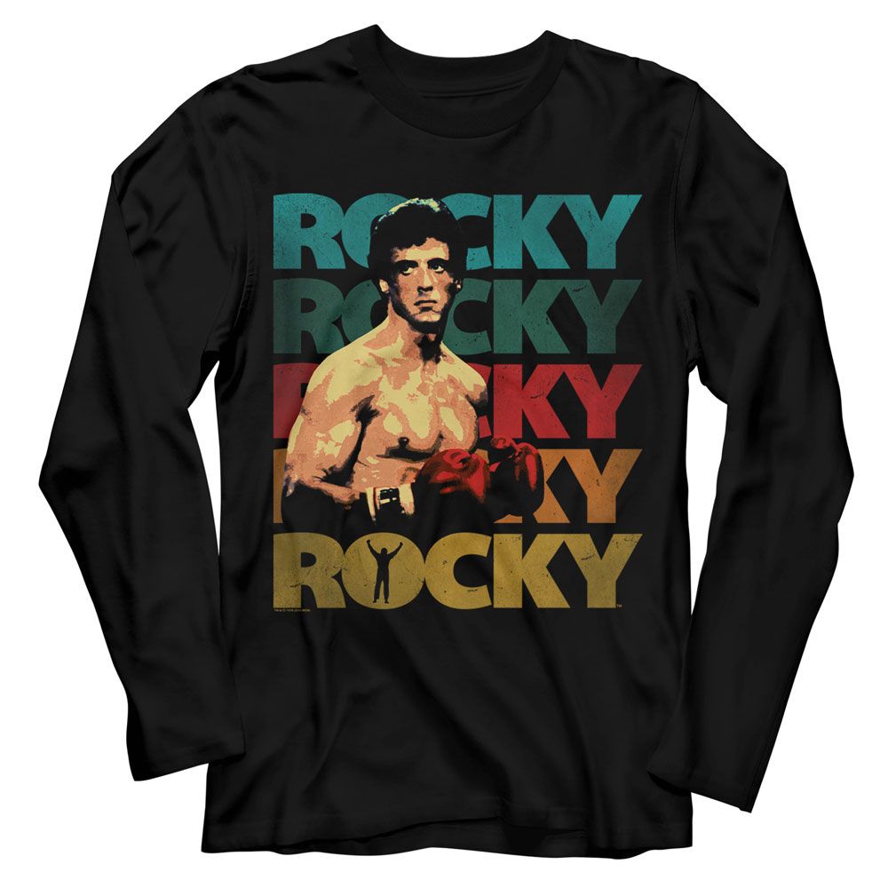 Rocky Long Sleeve T-Shirt - 70s Color