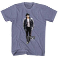 Indigo Heather Rocky t-shirt featuring a Rocky Million-To-One design