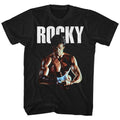 Black Rocky t-shirt featuring a Rocky Fist Tape design