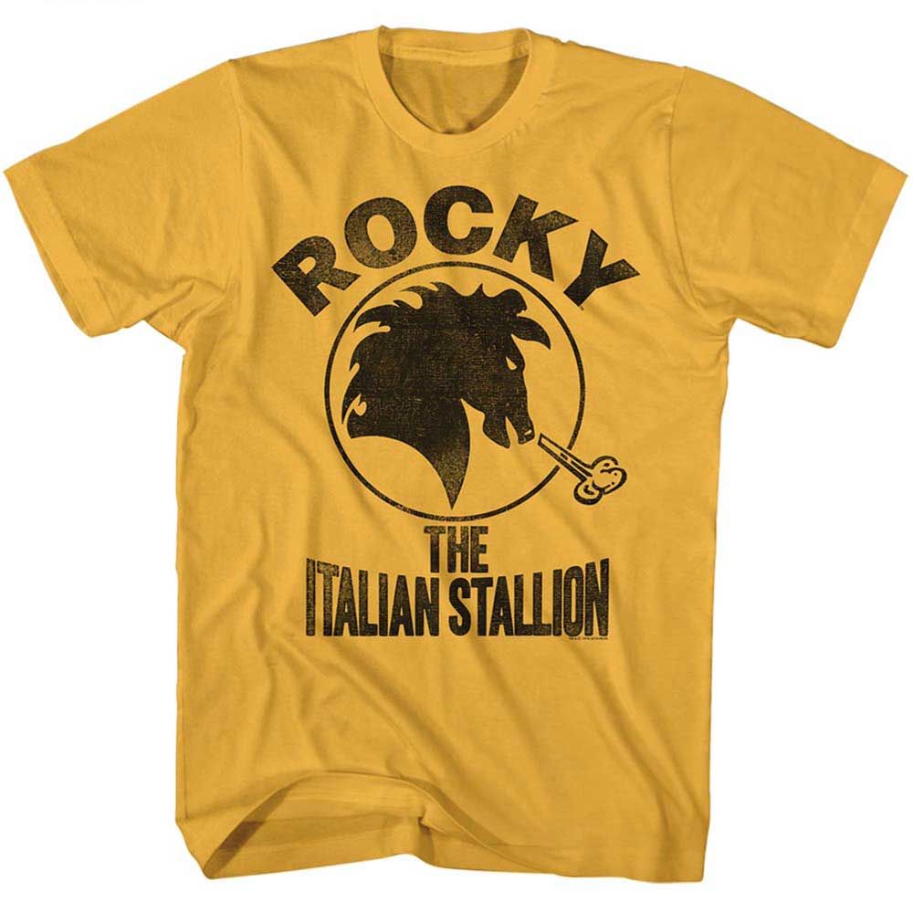 Ginger Rocky t-shirt featuring a Rocky Itallionstallion design