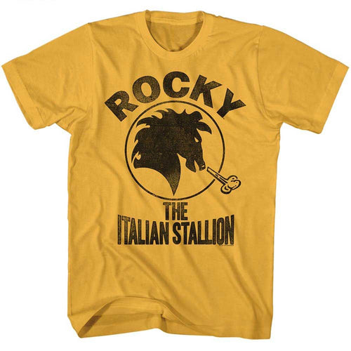 Ginger Rocky t-shirt featuring a Rocky Itallionstallion design