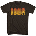 Dark Chocolate Rocky t-shirt featuring a Rocky Retro Rocky design