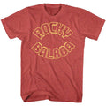 Red Heather Rocky t-shirt featuring a Rocky R Balboa design