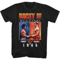 Black Rocky t-shirt featuring a Rocky Mainevent design