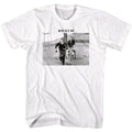 White Rocky t-shirt featuring a Rocky Rocky Iii Park design