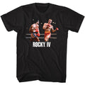 Black Rocky t-shirt featuring a Rocky Rocky Knock Out design