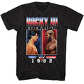 Black Rocky t-shirt featuring a Rocky Rocky-Vs Clubber design