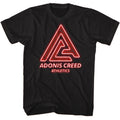 Black Rocky t-shirt featuring a Rocky Rocky Adonis Creed Neon design