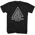 Black Rocky t-shirt featuring a Rocky Rocky Adonis Creed Neon 2 design
