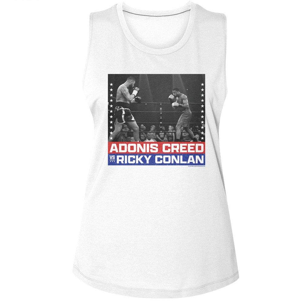 Rocky Ladies Muscle Tank - Rocky Creed vs Conlan