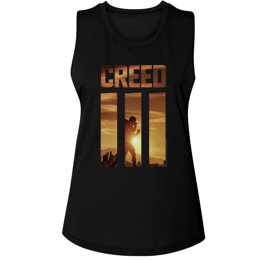 Rocky Ladies Muscle Tank - Rocky Creed 3 Sunrise