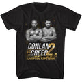 Black Rocky t-shirt featuring a Rocky Rocky Conlan V Creed 2 design
