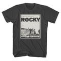 Smoke Gray Rocky t-shirt featuring a Rocky Rocky Million to One design