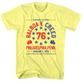 Yellow Heather Rocky t-shirt featuring a Rocky Rocky Balboa V Creed 76 design
