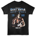 Black Rocky t-shirt featuring a Rocky Rocky Balboa 1985 design