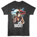 Smoke gray Rocky t-shirt featuring a Glove Smash design