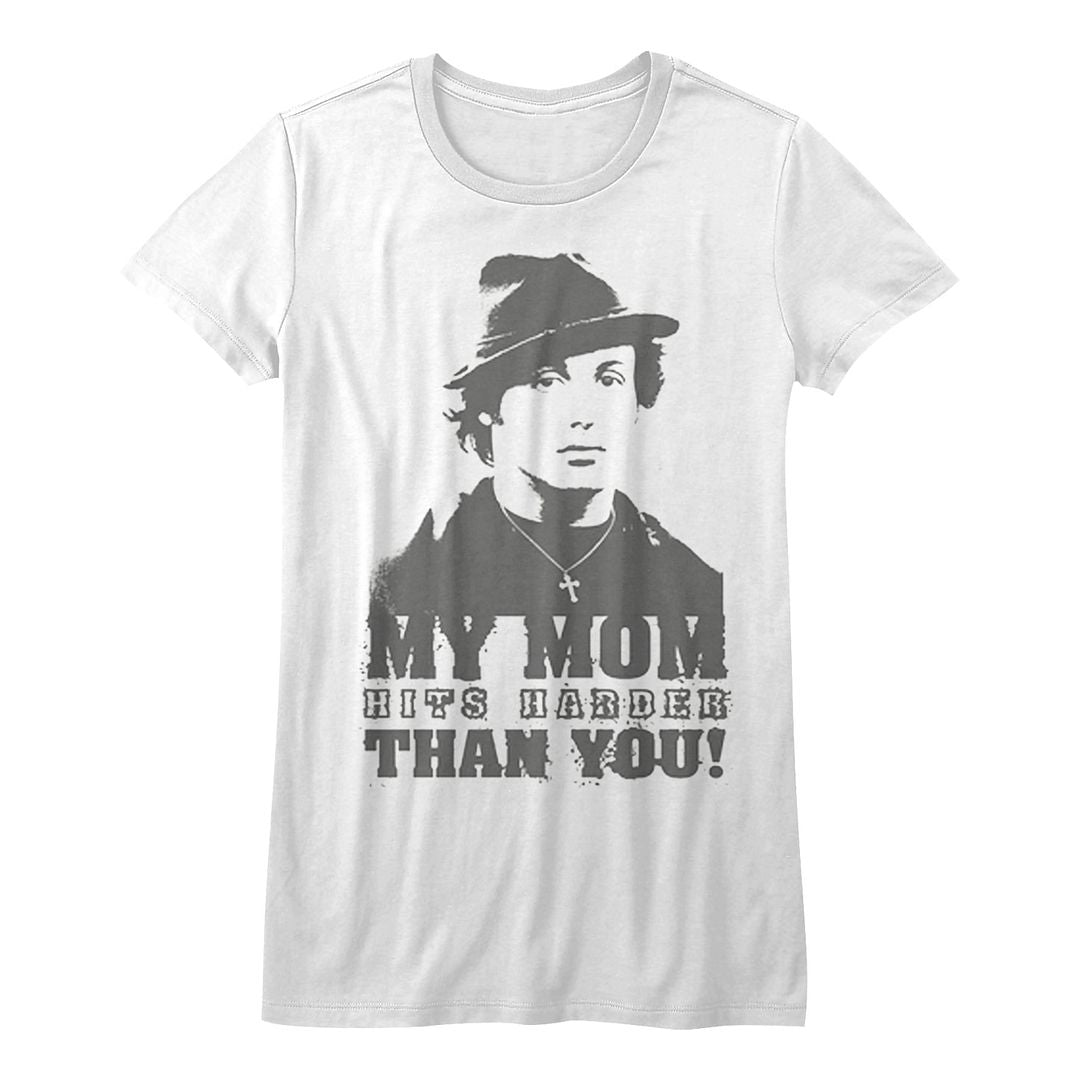 Rocky Ladies T-Shirt - My Mom Hits Harder