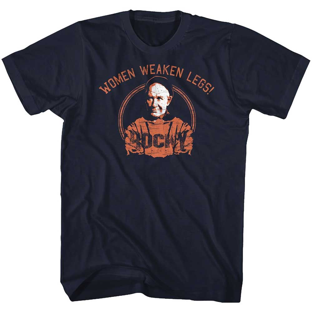 Navy Rocky t-shirt featuring a Rocky Lookout design