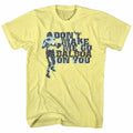 Yellow Rocky t-shirt featuring a Rocky Balboa on You design