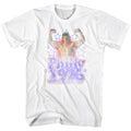 White Rocky t-shirt featuring a Rocky Philly 1976 design