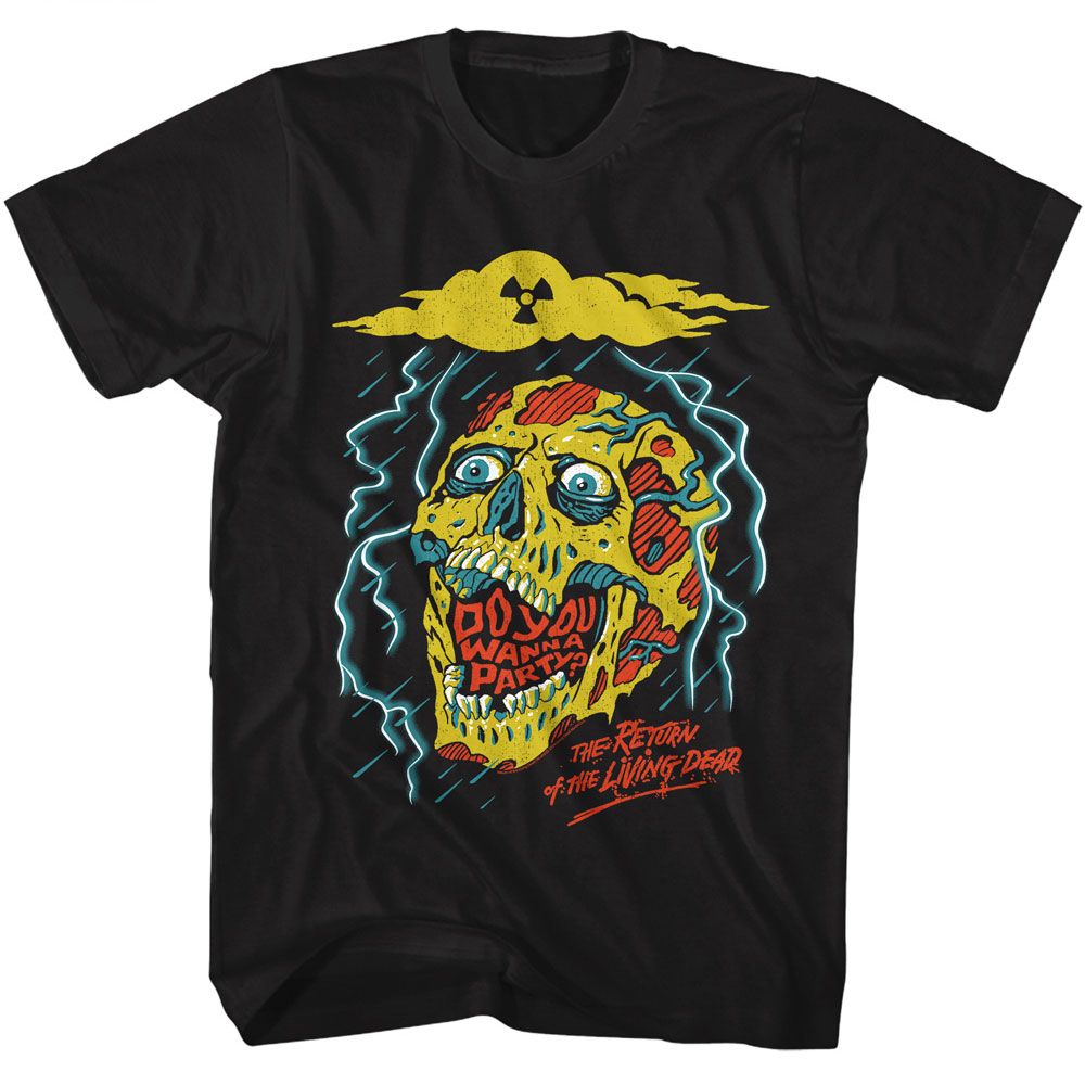 Black Return of the Living Dead t-shirt featuring a Do You Wanna Party design