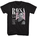 Black Rosa Parks t-shirt featuring a Model for Others design