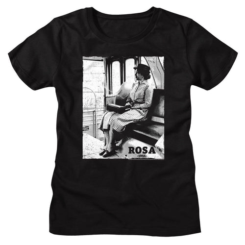 Rosa Parks Ladies T-Shirt - BW Photo