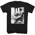 Black Rosa Parks t-shirt featuring a Rosa Parks BW photo design