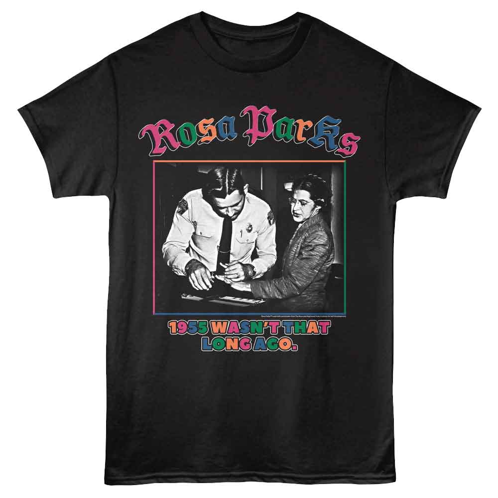 Black Rosa Parks t-shirt featuring a That Long Ago design