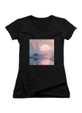 Black Ready to Go Juniors V-Neck T-Shirt