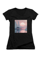 Black Ready to Go Juniors V-Neck T-Shirt