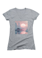 Gray Ready to Go Juniors V-Neck T-Shirt