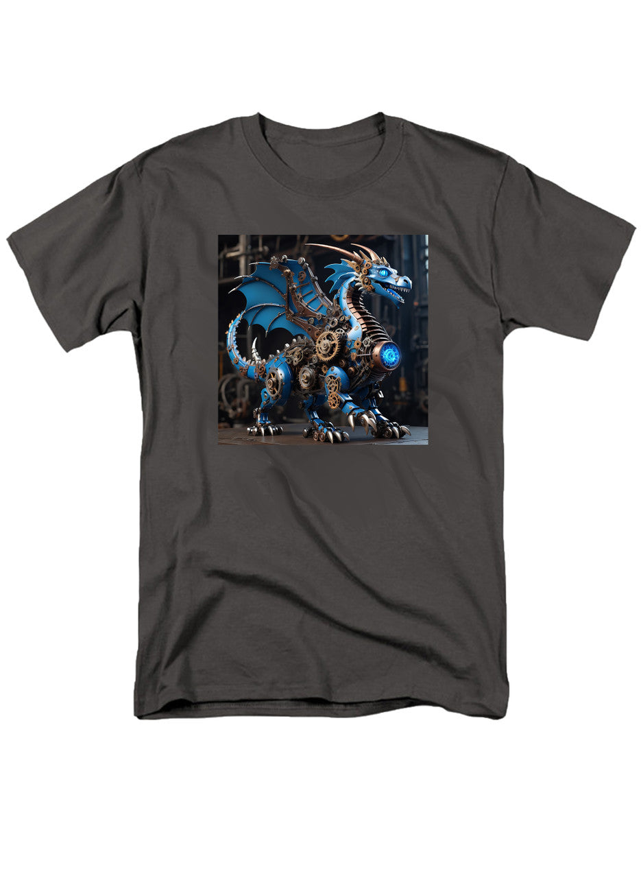 Charcoal Robot Dragon T-Shirt
