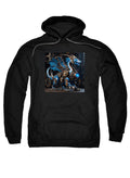 Black Robot Dragon Hoodie