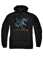 Black Robot Dragon Hoodie