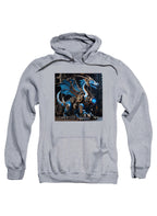 Gray Robot Dragon Hoodie