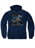 Navy Robot Dragon Hoodie