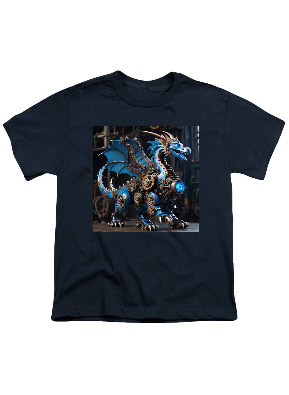 Navy Robot Dragon Youth/Toddler T-Shirt