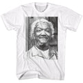 White Redd Foxx t-shirt featuring a Resolution design