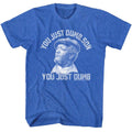 Royal Heather Redd Foxx t-shirt featuring a Dumb Son design