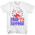 White Redd Foxx t-shirt featuring a Vote for Fred design
