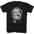 Black Redd Foxx t-shirt featuring a Smile Fred design