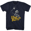 Navy Redd Foxx t-shirt featuring a Comn to Ya Honey design